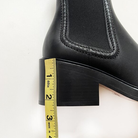 Chloe Mallo Heeled Ankle Boots Smooth Calfskin Black Size EU 36 US 6 NEW NIB - Picture 9 of 9